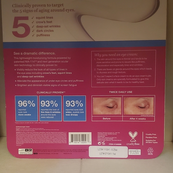StriVectin Intensive Eye Consentrate for wrinkles. - Picture 2 of 2